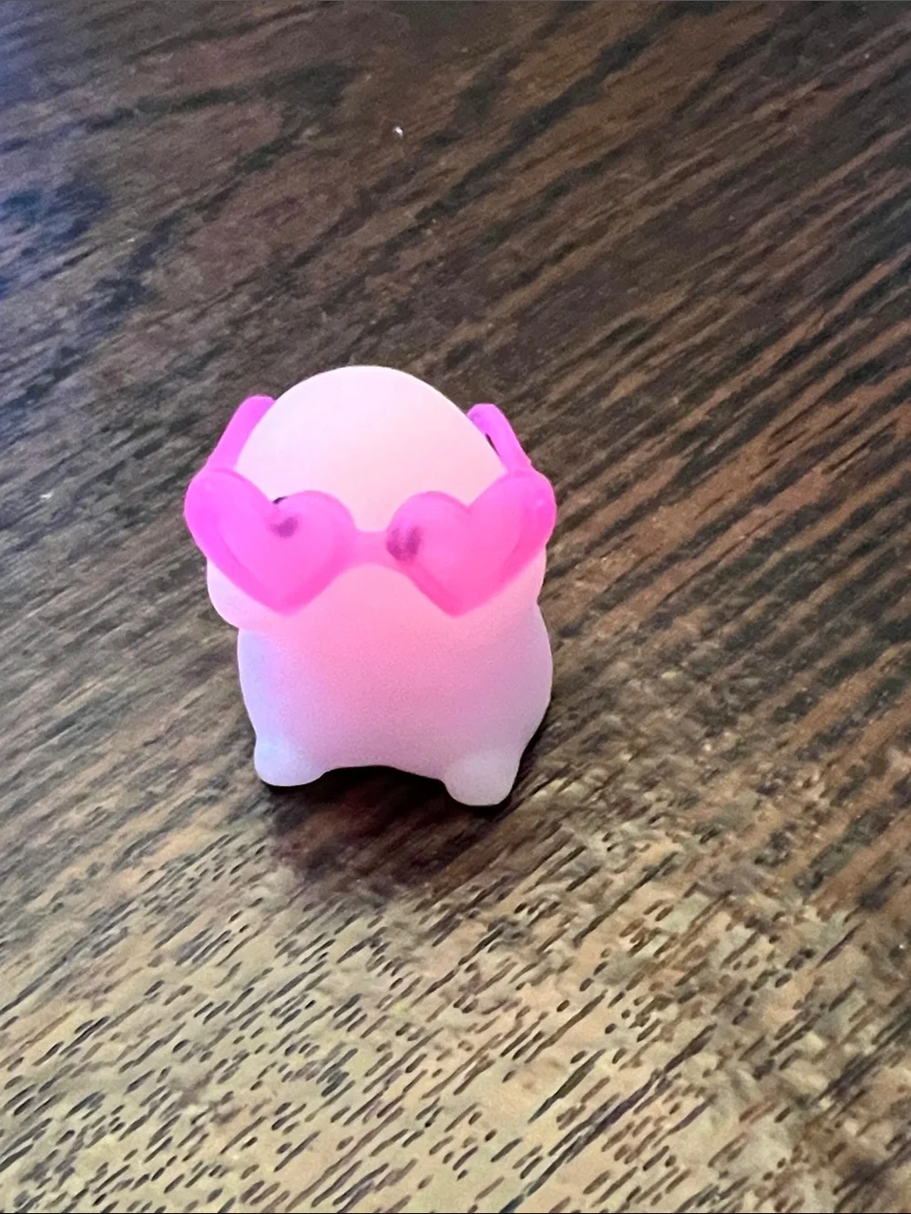Pink Squishy Mini Bachelorette Toy with Pink Sunglasses
